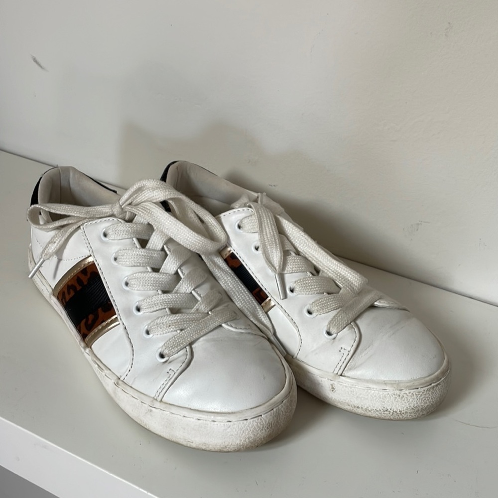 White sneakers